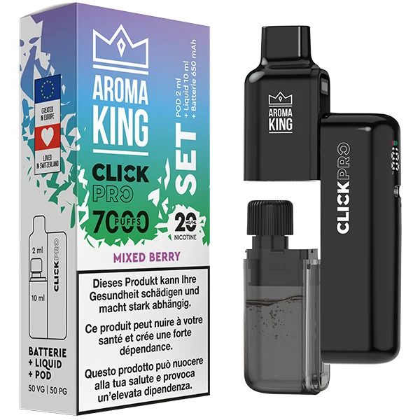 Aroma King Click Pro 7000 SET Mixed Berry
