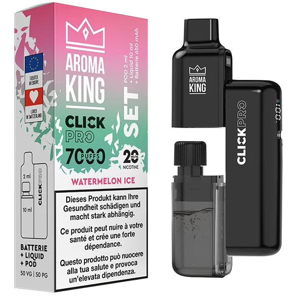 Aroma King Click Pro 7000 SET Watermelon Ice