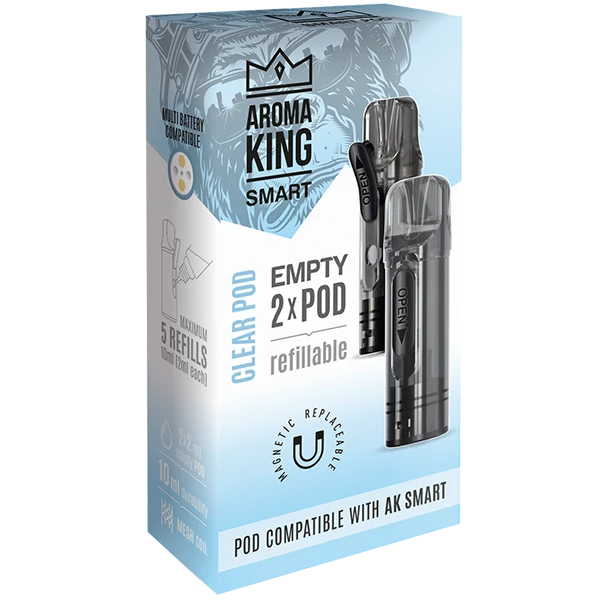 Aroma King SMART 2 empty Refillable Pods