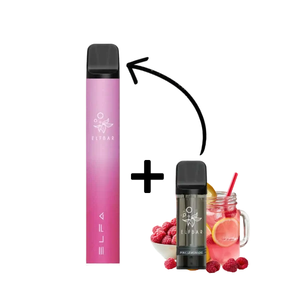 Elfbar ELFA PRO Kit Aurora Pink - Pink Lemonade 20mg