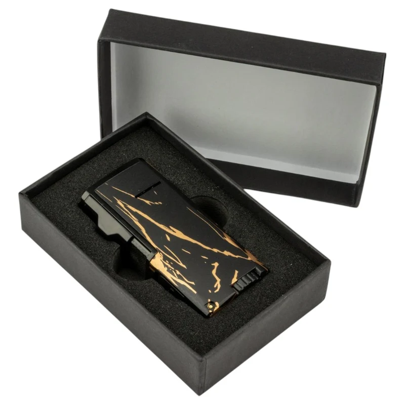 SKY Windsor 3-flame Jet Cigar Lighter med Puncher - Marble
