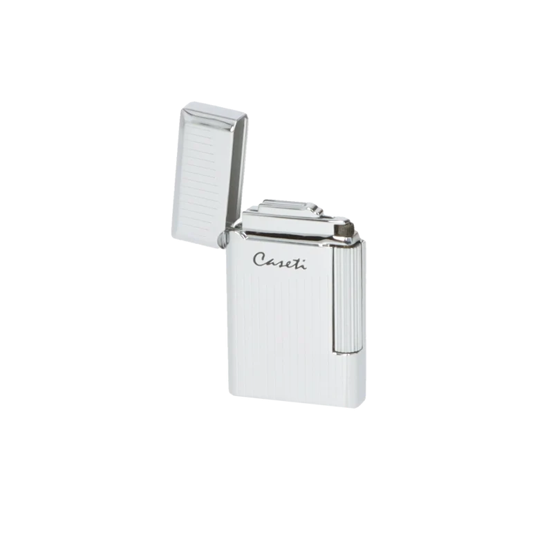 CASETI Paris Flint Lighter - Chrome Lines