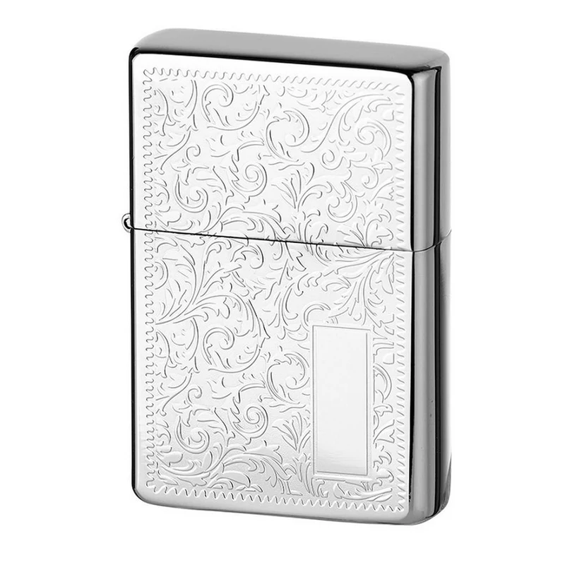 Angel Benzin Lighter - Venetian Chrom