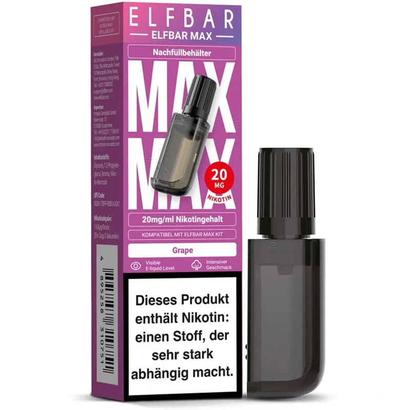 Elfbar MAX – Grape – Prefilled Pod