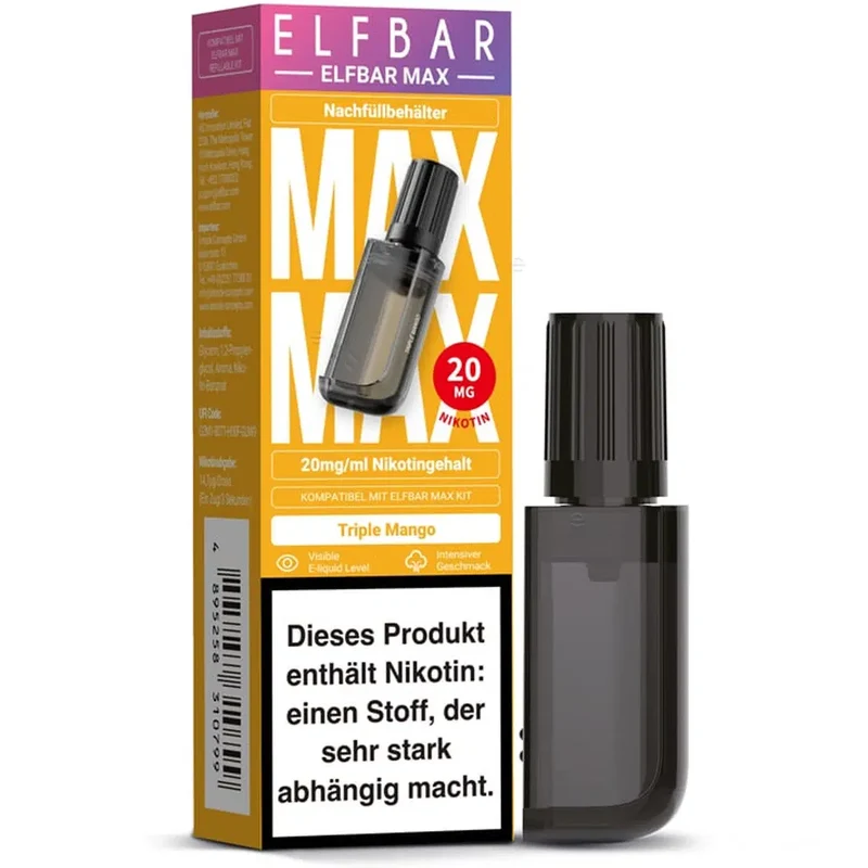 Elfbar MAX – Triple Mango – Prefilled Pod