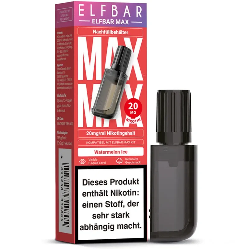 Elfbar MAX – Watermelon Ice – Prefilled Pod