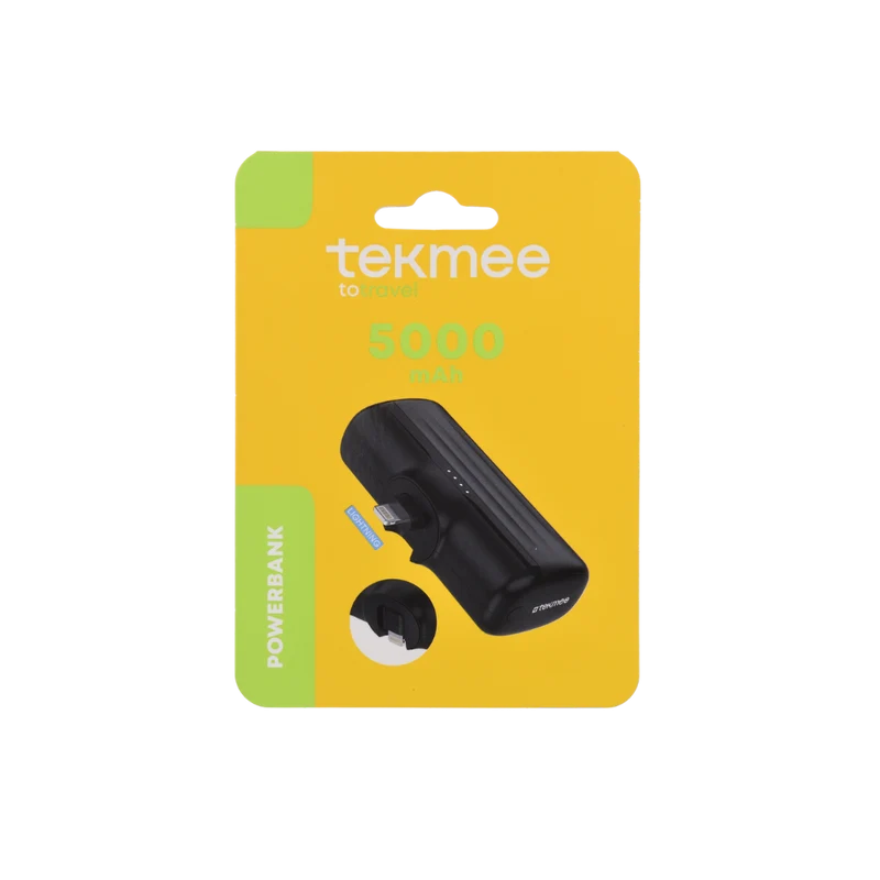TEKMEE - Power Bank einsteckbar 5000 mAh USB-A - 12er