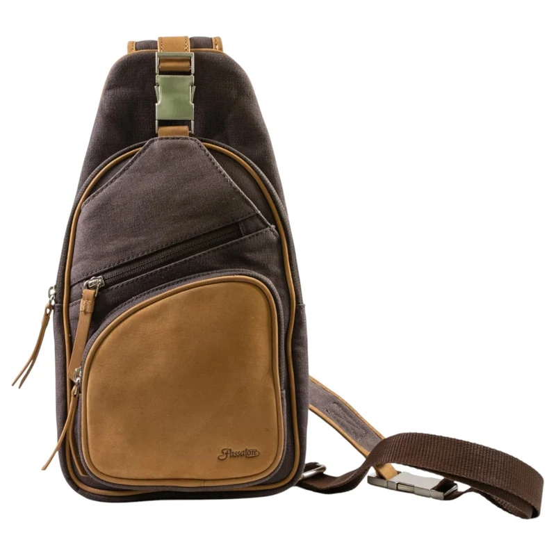 PASSATORE Pibe/Cigar Crossbody Taske i Kanvas