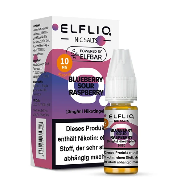 ELFLIQ 10mg/ml Blueberry Sour Rasperry