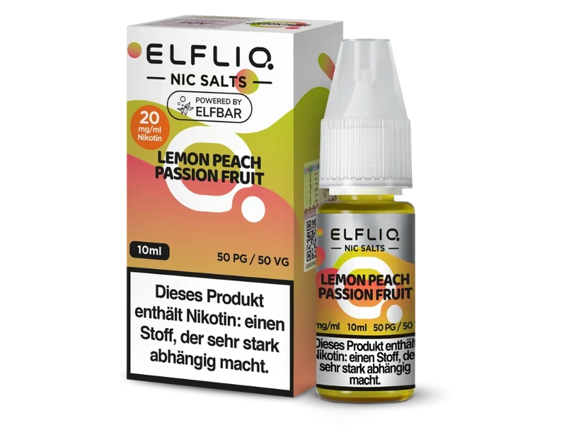 ELFLIQ 20mg/ml Lemon Peach Passionfruit