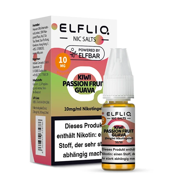 ELFLIQ Kiwi Passion Fruit Guava 10mg/ml