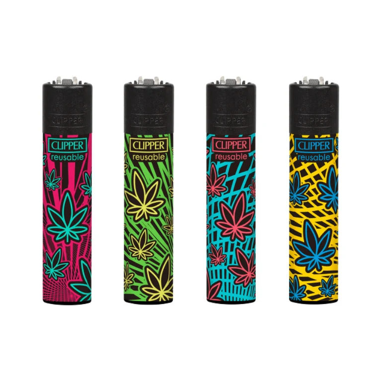 Clipper Feuerzeug «Leaves 40D» (48er-Display)