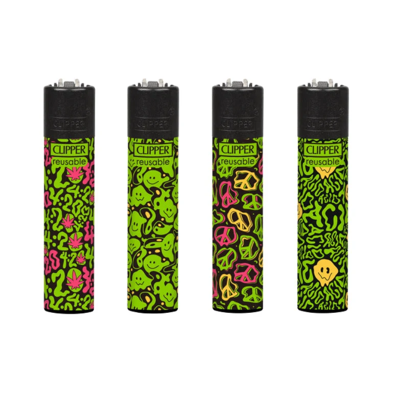 Clipper Feuerzeug «Acid Pattern D» (48er-Display)