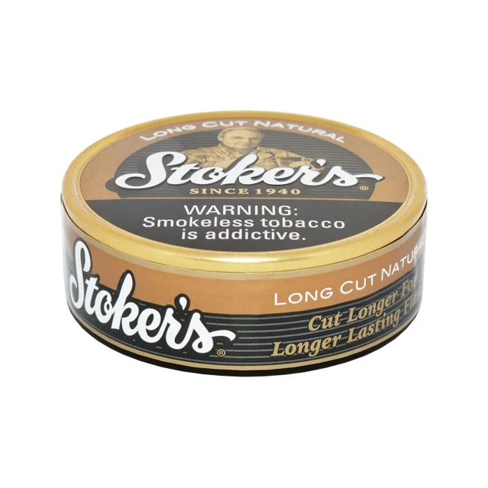 Stoker's Long Cut Natural – Kautabak aus den USA, 5 × 34 g
