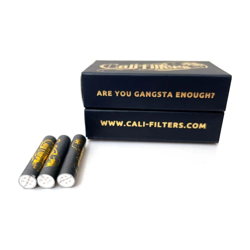 CaliFilters Aktivkohlefilter 6 mm – Box (20 Stk.)