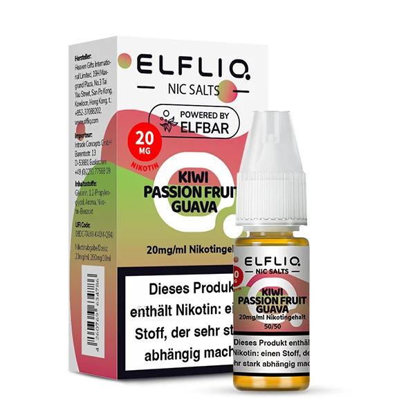 ELFLIQ Kiwi Passion Fruit Guava 20mg/ml