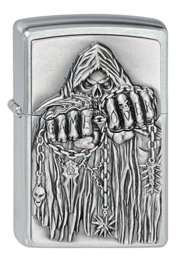 Zippo Pocket Lighter 200 Game Over Emblem