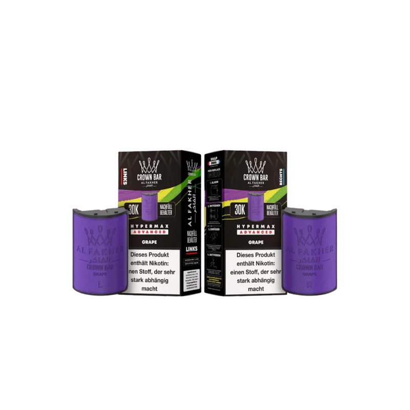 AL FAKHER - 30K Hypermax Grape Pods