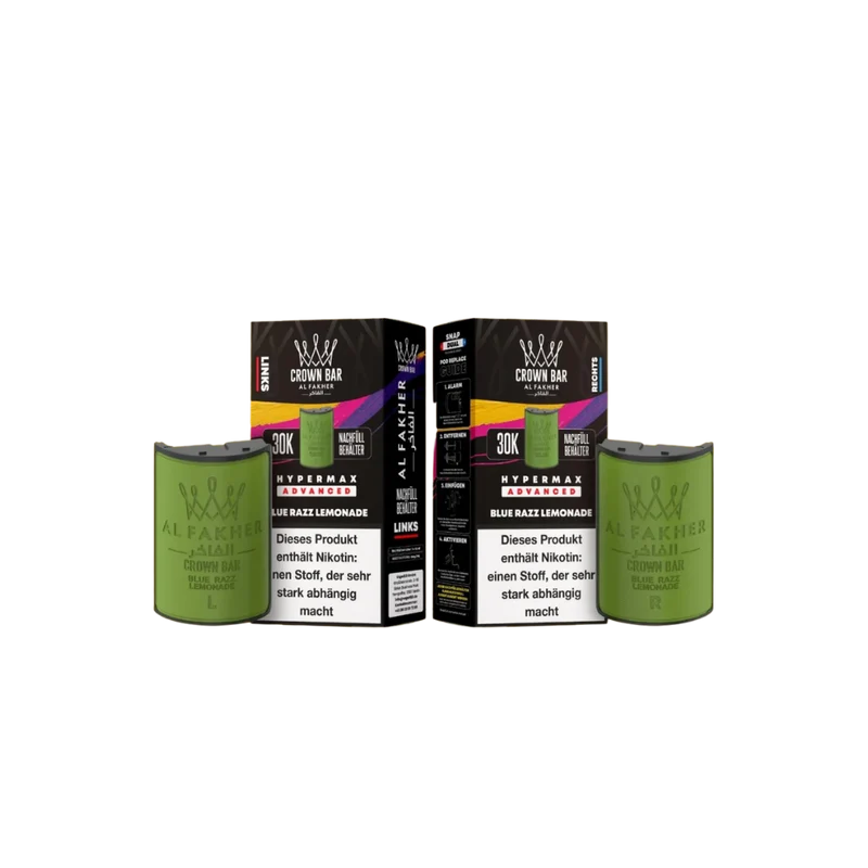 AL FAKHER - 30K Hypermax Blue Razz Lemonade Pods