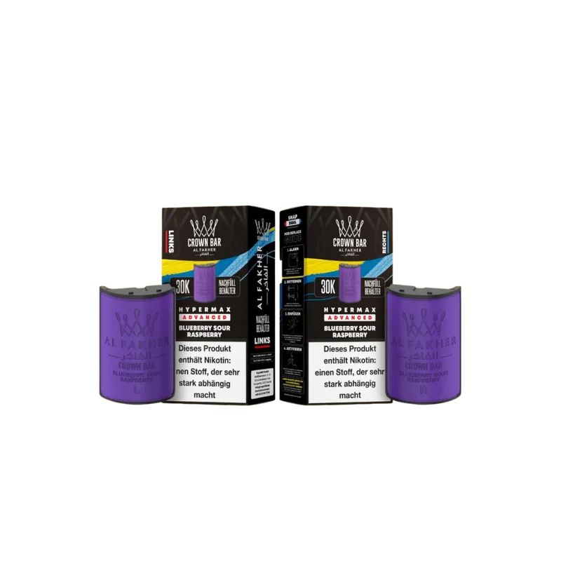 AL FAKHER - 30K Hypermax Blueberry Sour Raspberry Pods