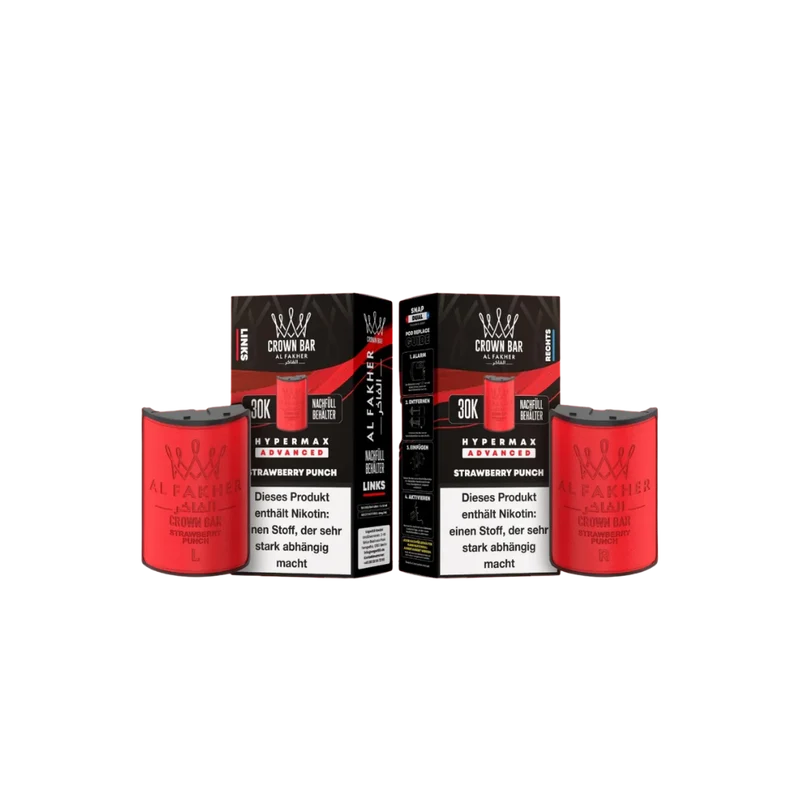 AL FAKHER - 30K Hypermax Strawberry Punch Pods