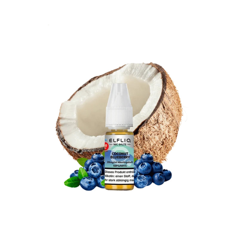 ELFBAR ELFLIQ - Coconut Blueberry - (10ml / 20mg)