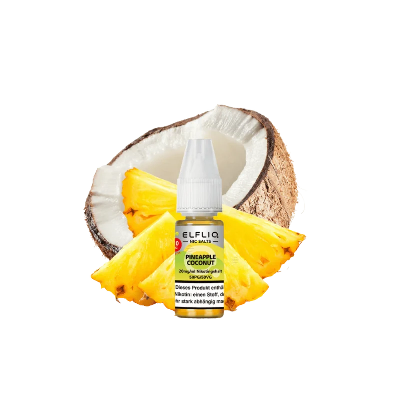 ELFBAR ELFLIQ - Pineapple Coconut - (10ml / 20mg)