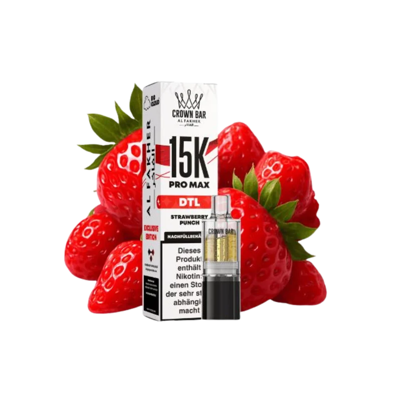 AL FAKHER - 15K Pro Max Pod - Strawberry Punch