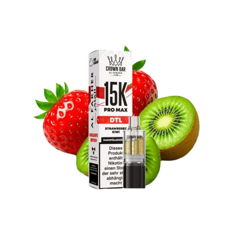 AL FAKHER - 15K Pro Max Pod - Strawberry Kiwi