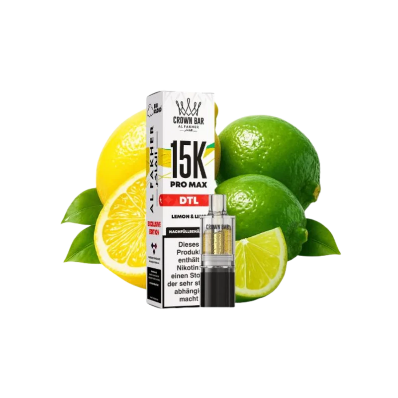AL FAKHER - 15K Pro Max Pod - Lemon & Lime