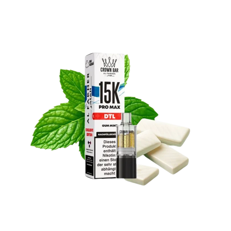 AL FAKHER - 15K Pro Max Pod - Gum Mint