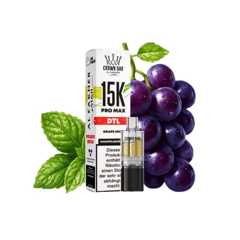 AL FAKHER - 15K Pro Max Pod - Grape Mint