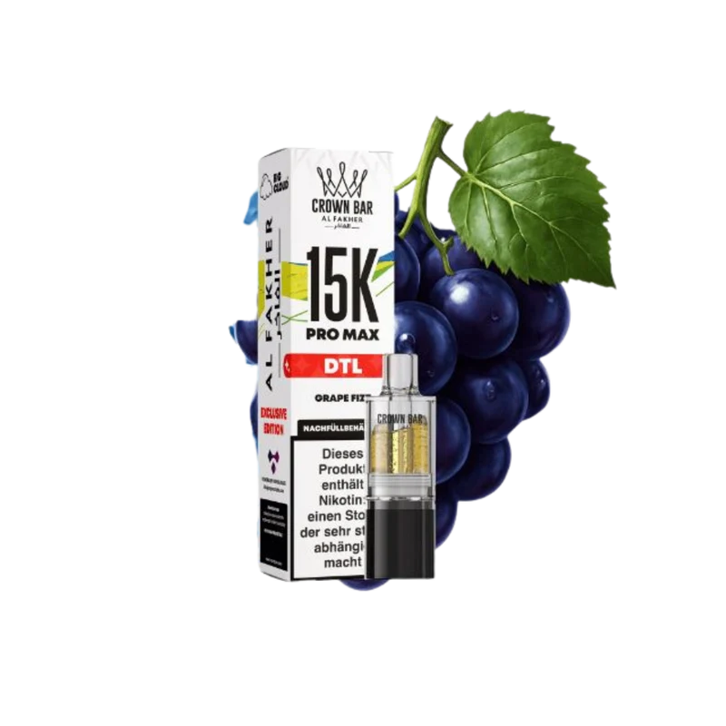 AL FAKHER - 15K Pro Max Pod - Grape Fizz