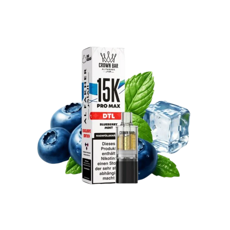 AL FAKHER - 15K Pro Max Pod - Blueberry Mint