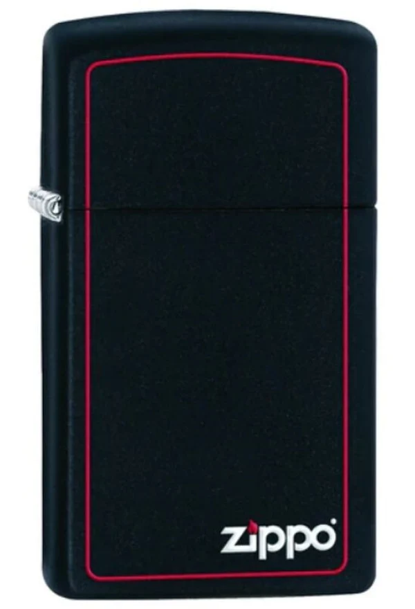 Zippo Slim Black Mzippo Border