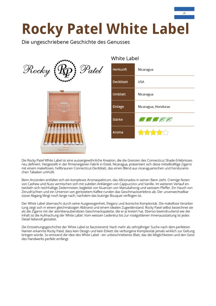 Rocky Patel White Label Sixty