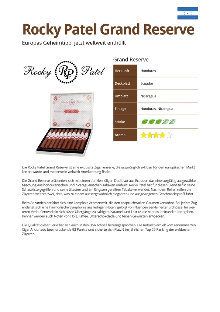 Rocky Patel Grand Reserve Sixty