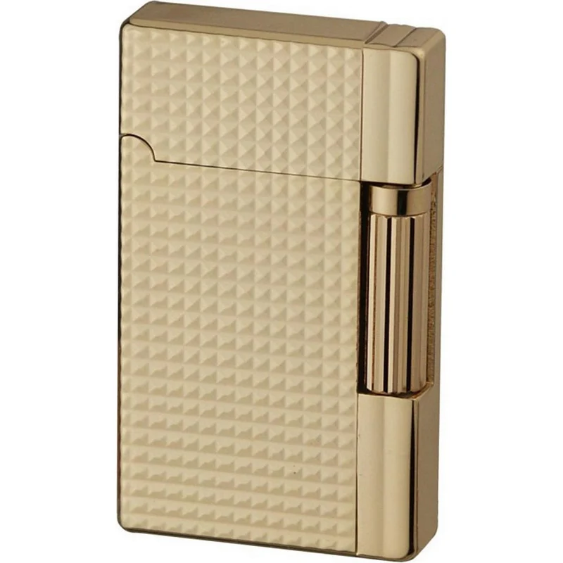 JEAN CLAUDE Flint Lighter DUSTIN - Gold Waffle