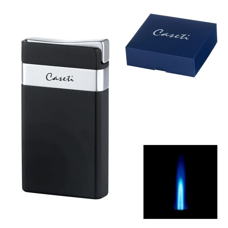 CASETI Lighter Jet Chrome Black