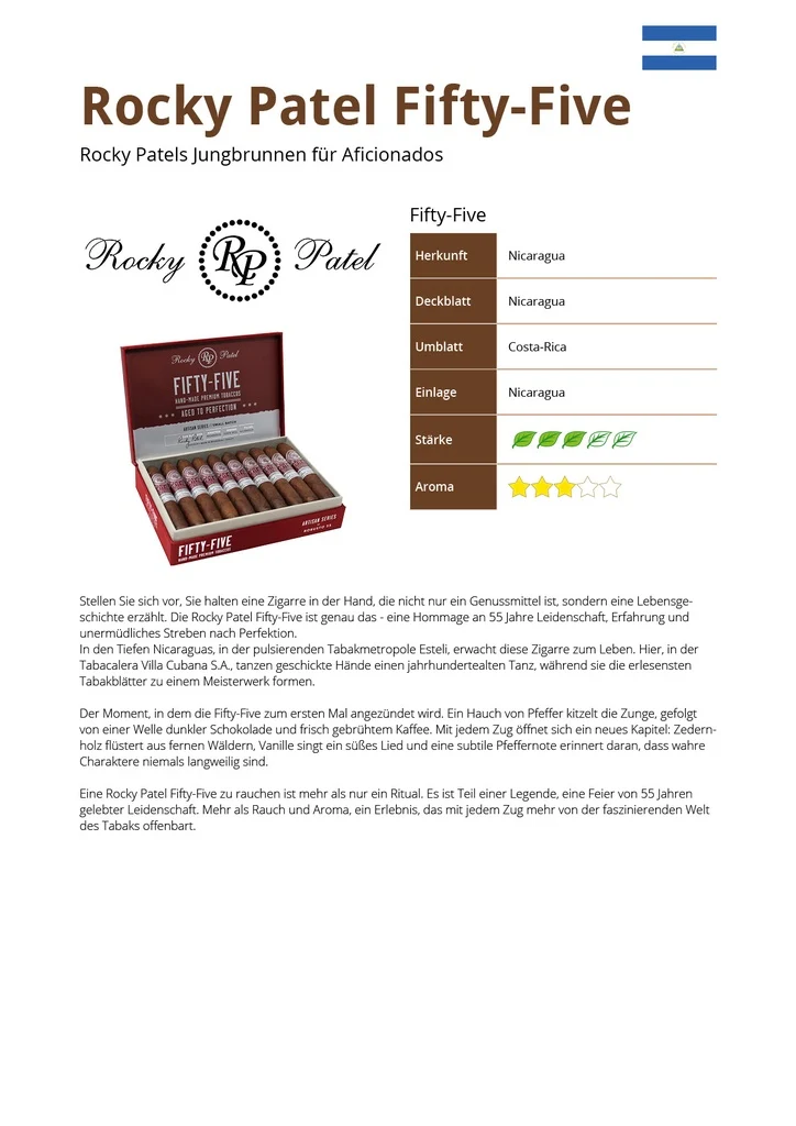 Rocky Patel Fifty-Five Corona