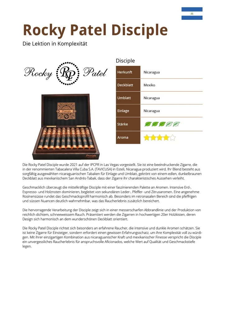 Rocky Patel Disciple Sixty