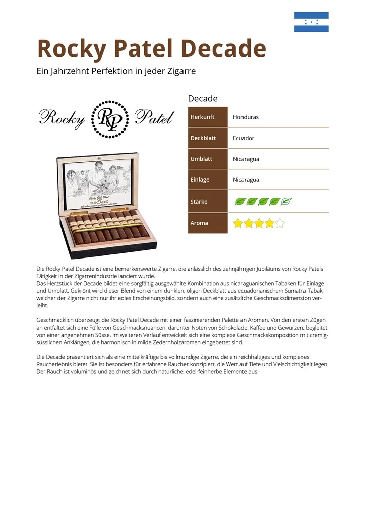 Rocky Patel Decade Toro