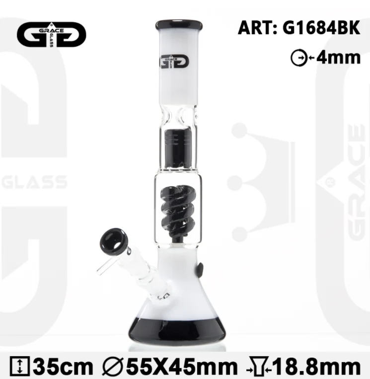 Blackout Bong Black n White