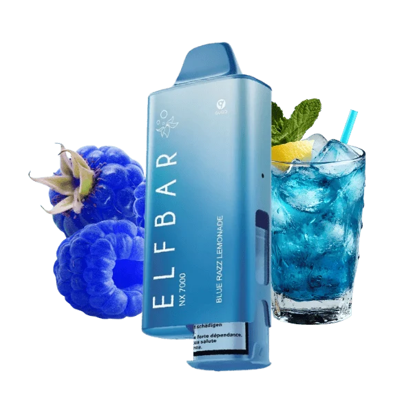Elfbar NX7000 Starter Kit Blue Razz Lemonade 20mg
