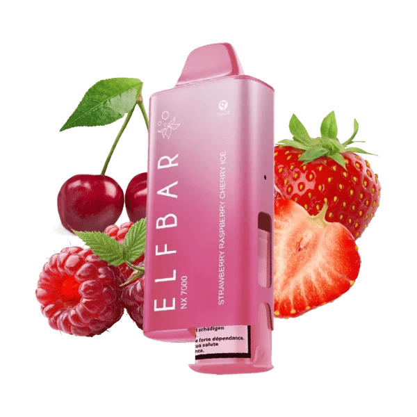 Elfbar NX7000 Starter Kit Strawberry Raspberry Cherry Ice 20mg