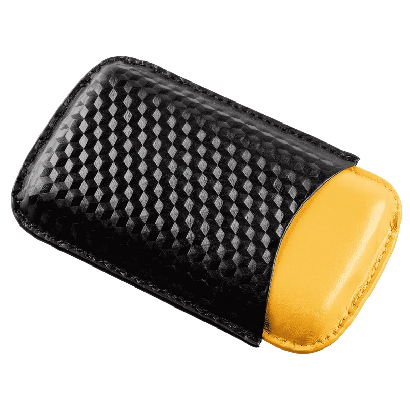 Angelo Zigarrenetui Nappaleder 3D-Optik, 3er, Ring 33