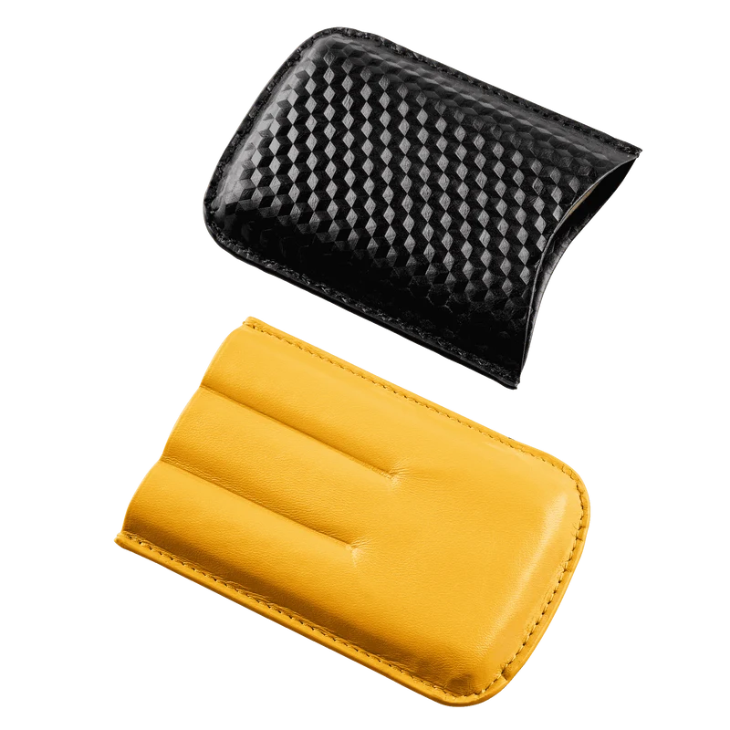 Angelo Zigarrenetui Nappaleder 3D-Optik, 3er, Ring 33