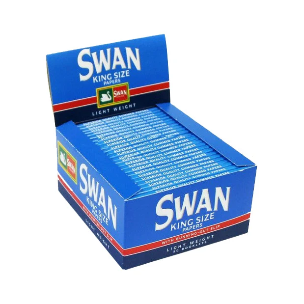 Swan Blue King Size Papers – Light Weight, 50 Stück