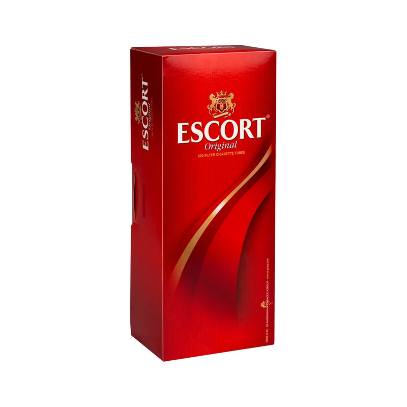 Escort Original Zigarettenhülsen – 5 × 200 Stück