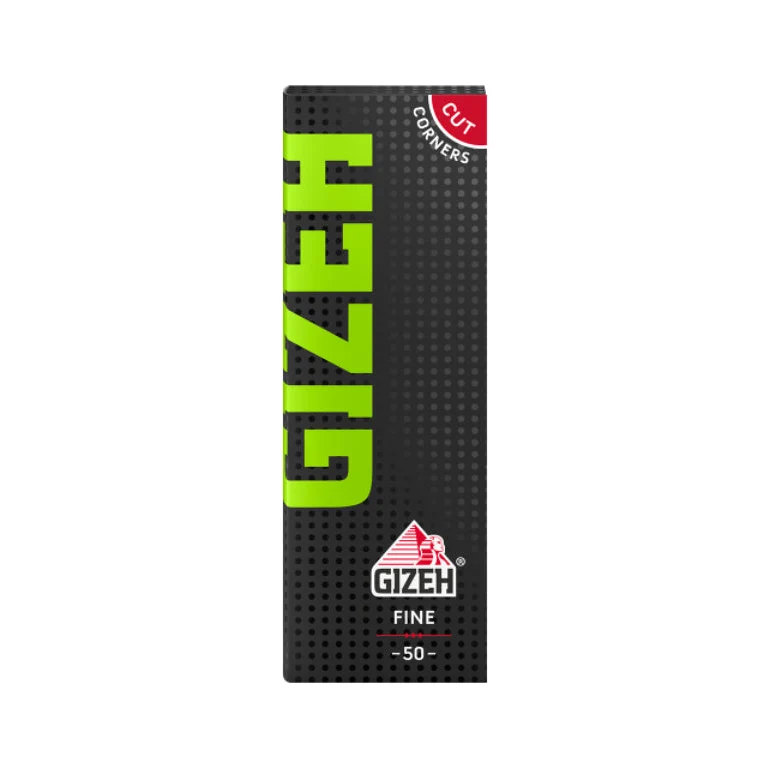 GIZEH Black SW Fine Blättchen (25 Stück)